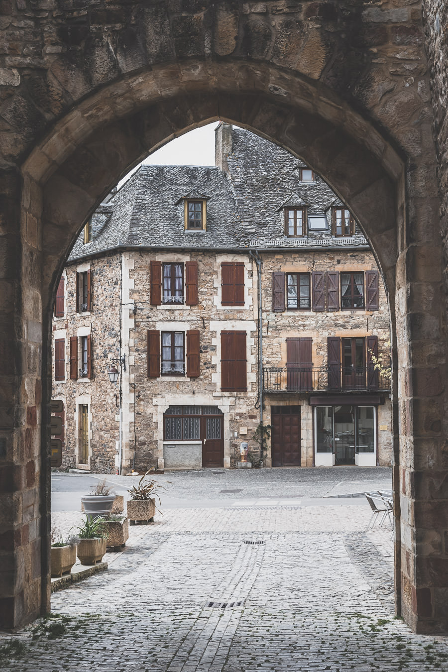 Sainte-Eulalie-d'Olt, joli village aveyronnais, Occitanie