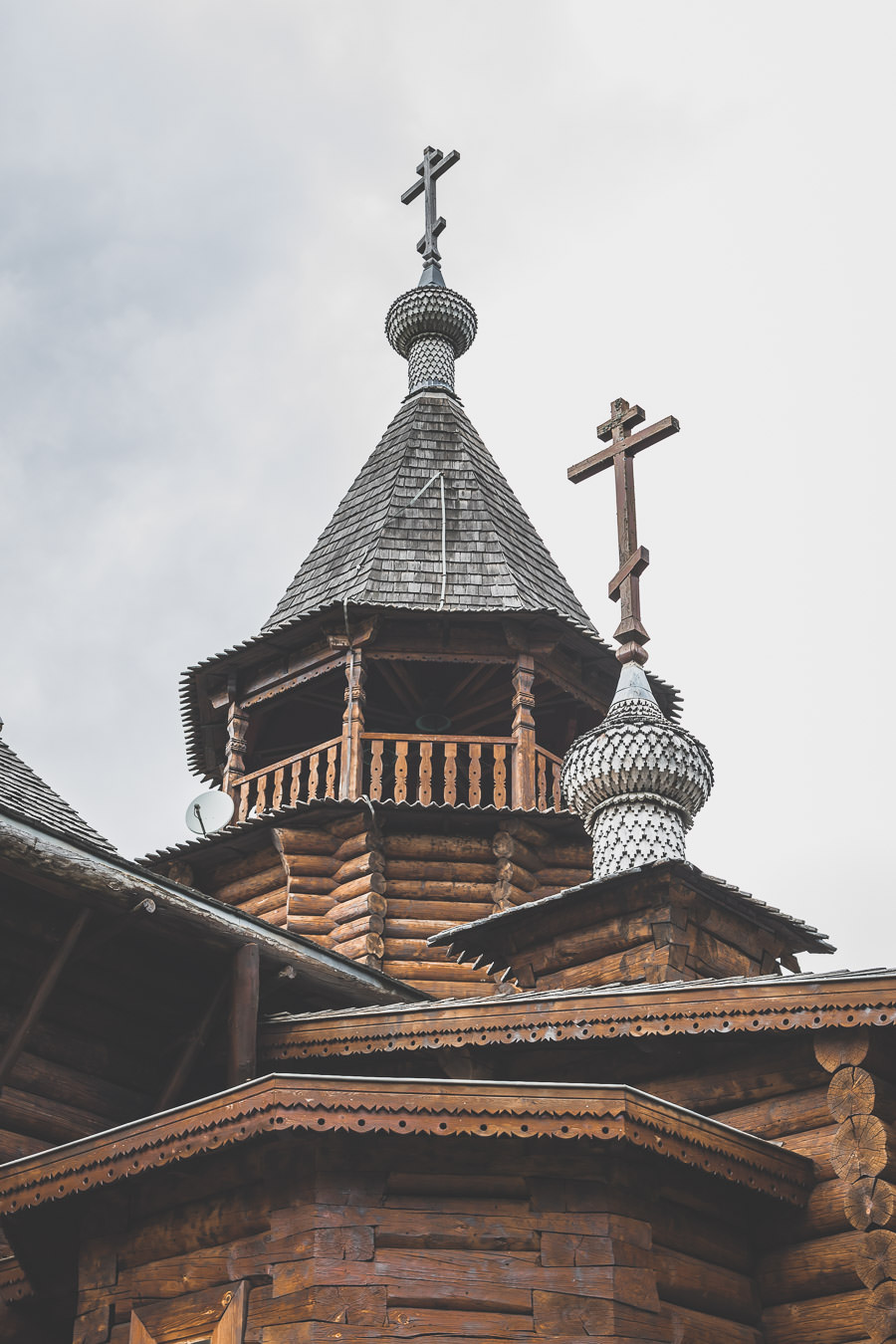L'église russe de Sylvanès, Aveyron, France.